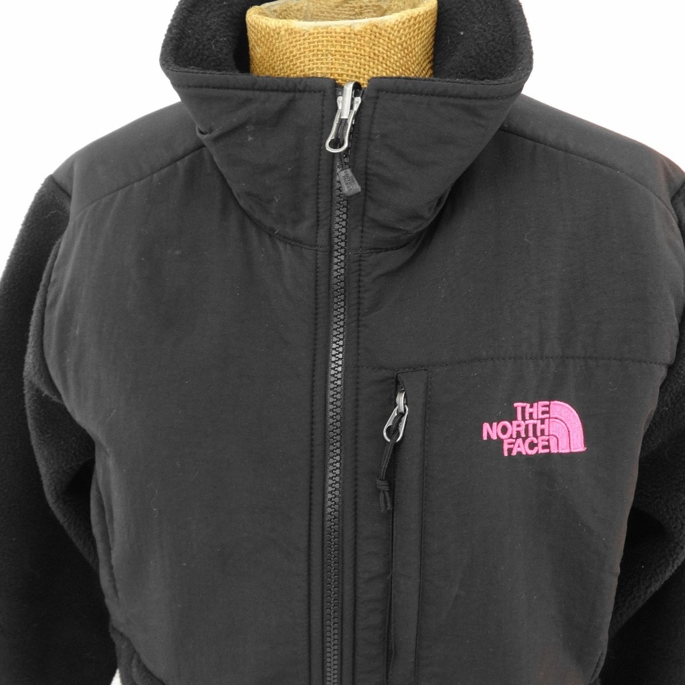 North Face Women's Black Zippered Jacket Medium - Picture 2 of 8
